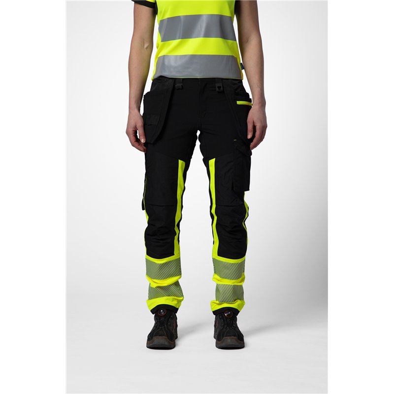 Pantalon Taille Basse Femme avec Poches Flottantes ISO 20471 Classe 1