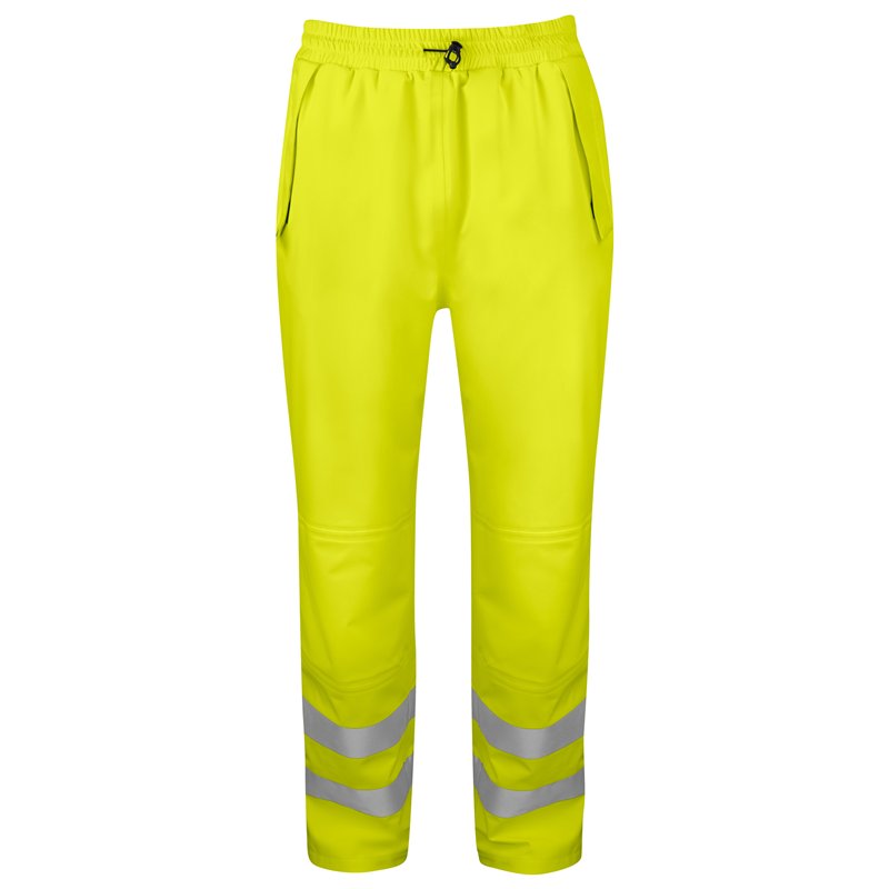 Pantalon de Pluie Coupe-Vent et Imperméable en ISO 20471 Classe 2 - en 343 3/3