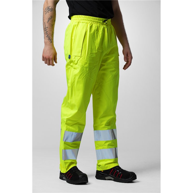 Pantalon de Pluie Coupe-Vent et Imperméable en ISO 20471 Classe 2 - en 343 3/3