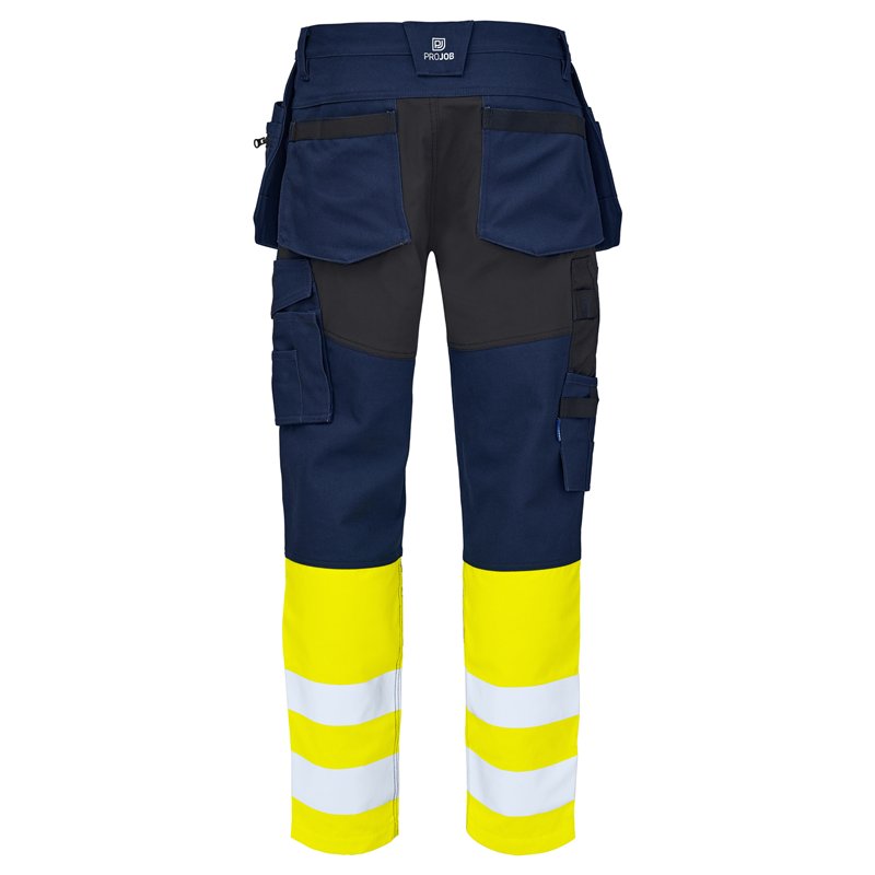 Pantalon de Travail Haute Visibilité avec Poches Flottantes en ISO 20471 Classe 1