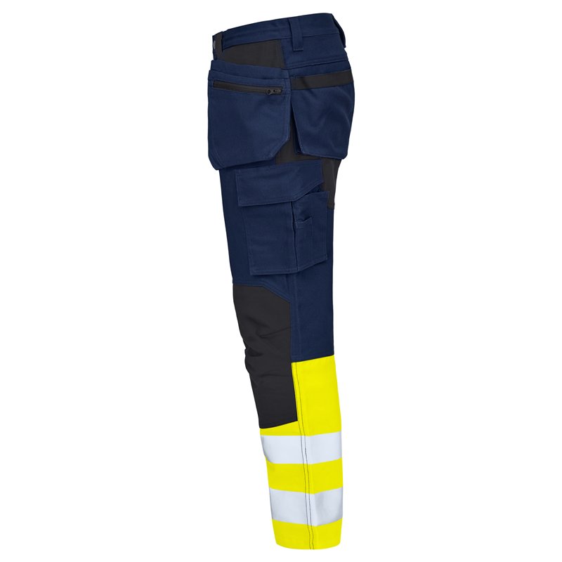 Pantalon de Travail Haute Visibilité avec Poches Flottantes en ISO 20471 Classe 1