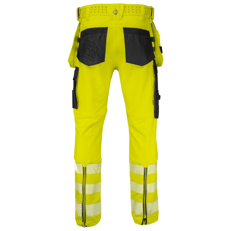 Pantalon Taille Basse Full Stretch avec Poches Flottantes en ISO 20471 Classe 2
