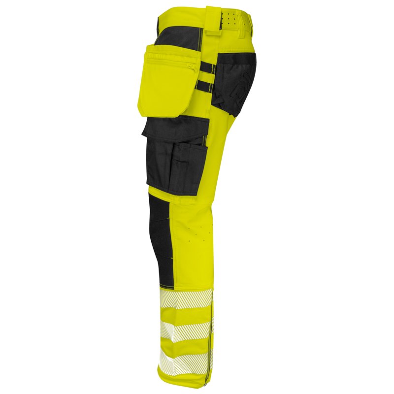 Pantalon Taille Basse Full Stretch avec Poches Flottantes en ISO 20471 Classe 2