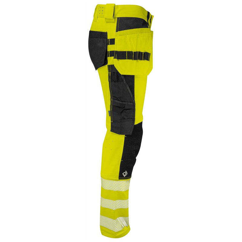 Pantalon Taille Basse Full Stretch avec Poches Flottantes en ISO 20471 Classe 2