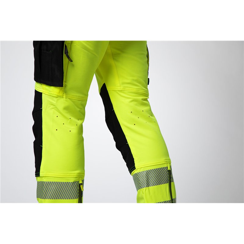 Pantalon Taille Basse Full Stretch avec Poches Flottantes en ISO 20471 Classe 2