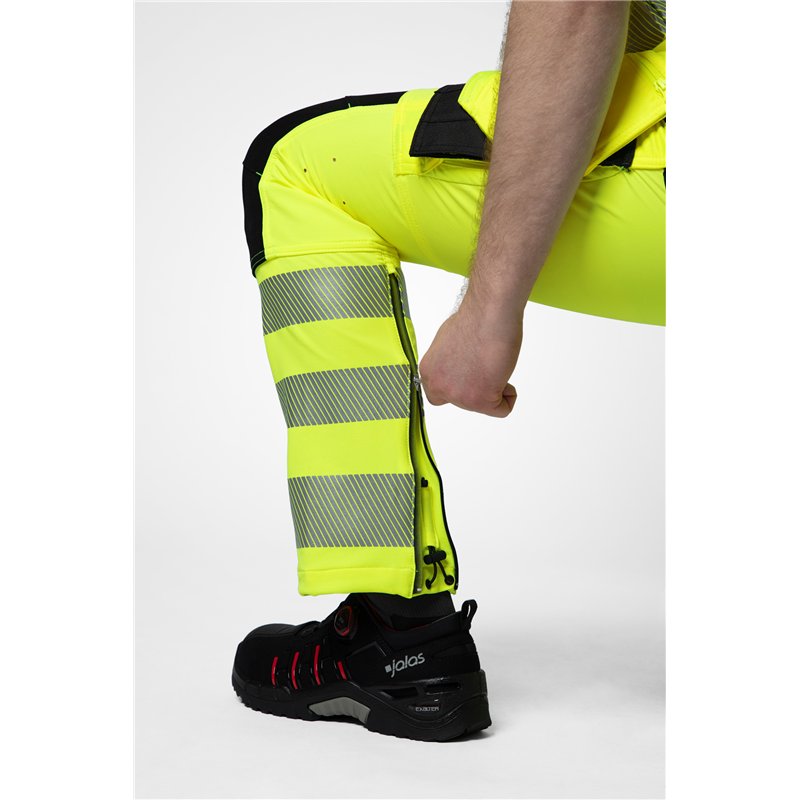 Pantalon Taille Basse Full Stretch avec Poches Flottantes en ISO 20471 Classe 2