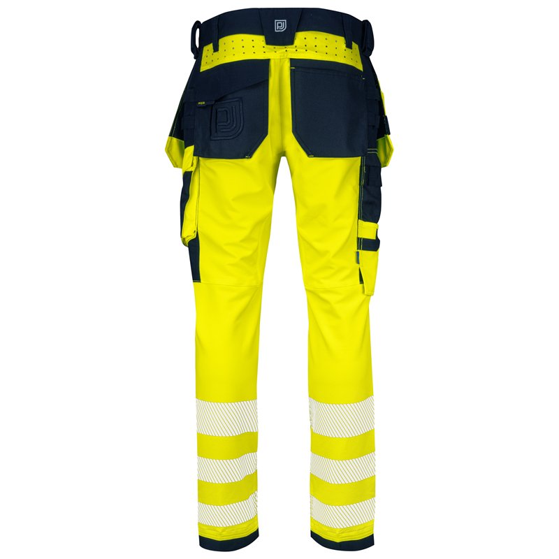 Pantalon Taille Basse Full Stretch avec Poches Flottantes en ISO 20471 Classe 2