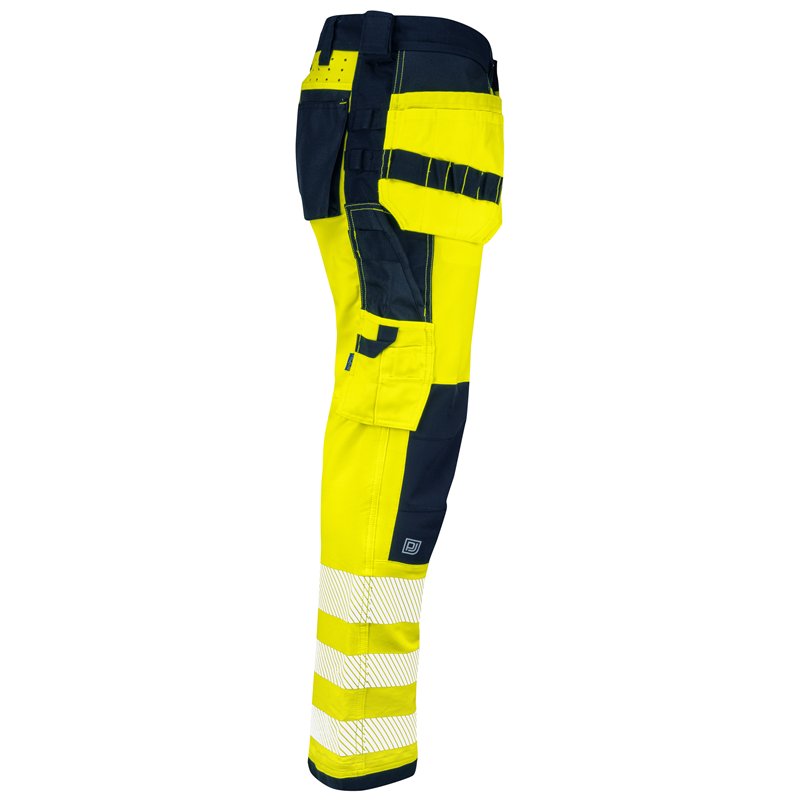 Pantalon Taille Basse Full Stretch avec Poches Flottantes en ISO 20471 Classe 2