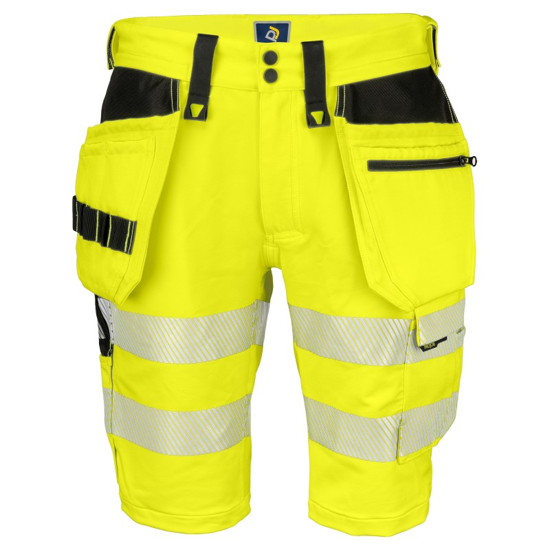 Short Full Stretch avec Poches Flottantes en ISO 20471 Classe 2/1