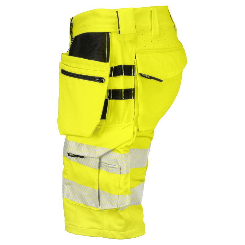 Short Full Stretch avec Poches Flottantes en ISO 20471 Classe 2/1