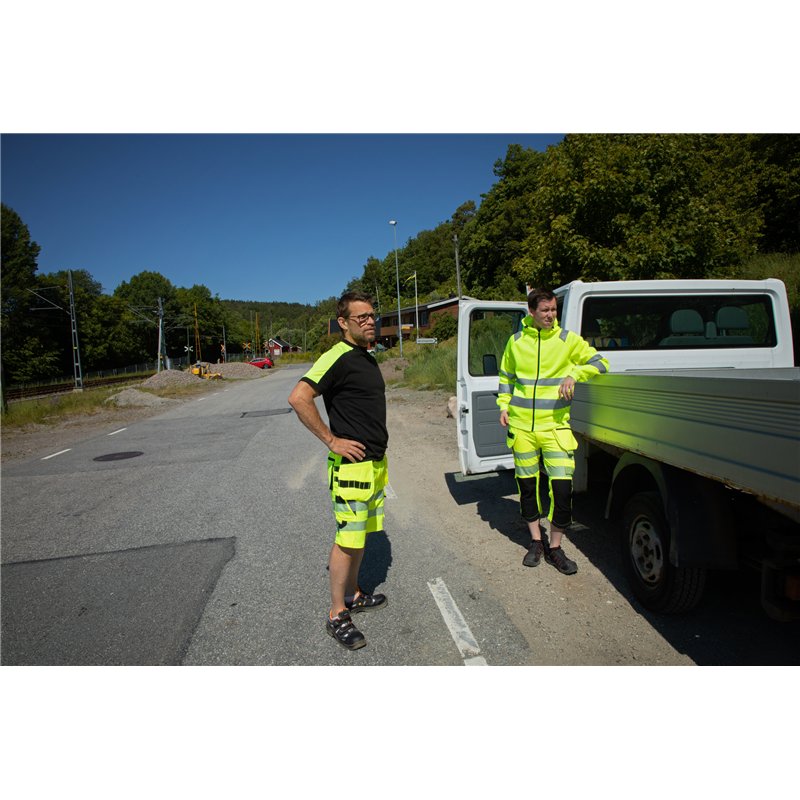 Short Full Stretch avec Poches Flottantes en ISO 20471 Classe 2/1