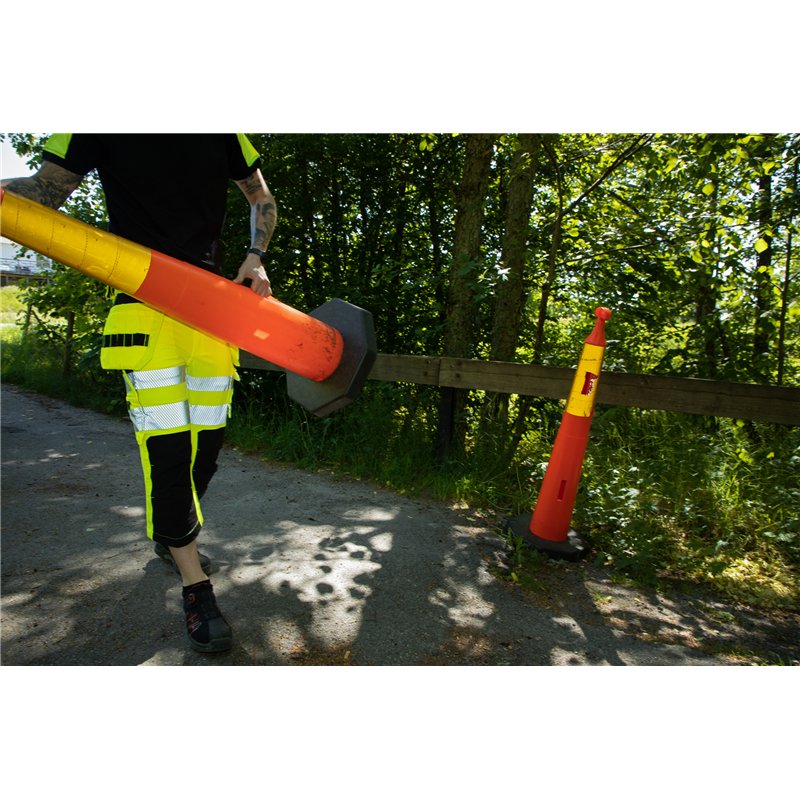 Pantalon de Travail 3/4 avec Poches Flottantes en ISO 20471 Classe 2/1