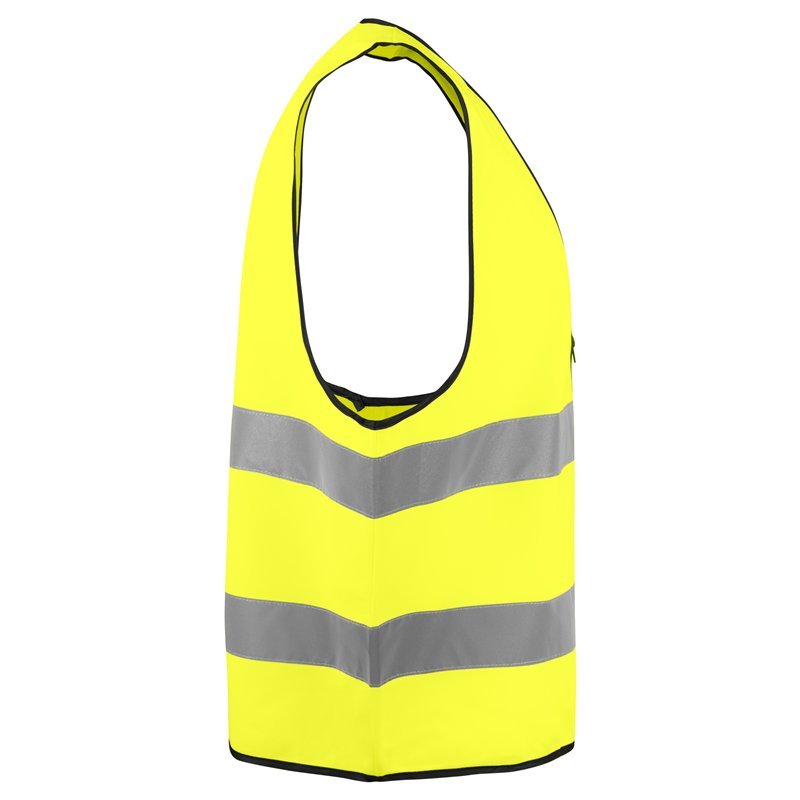 Gilet de Sécurité avec Zip en ISO 20471 Classe 2