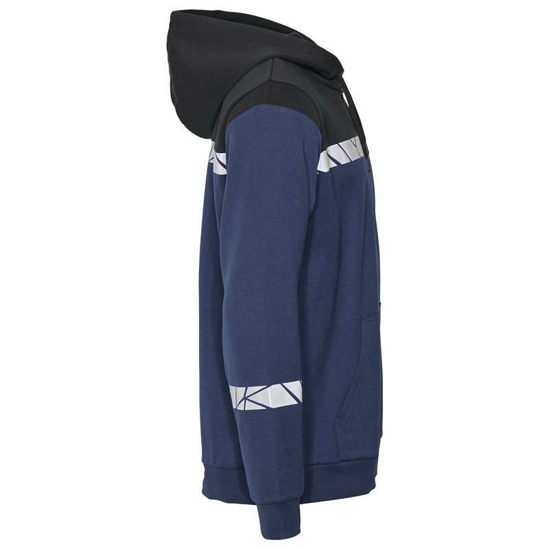 Sweat à Capuche Demi-Zip