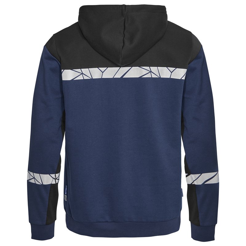 Sweat à Capuche Demi-Zip