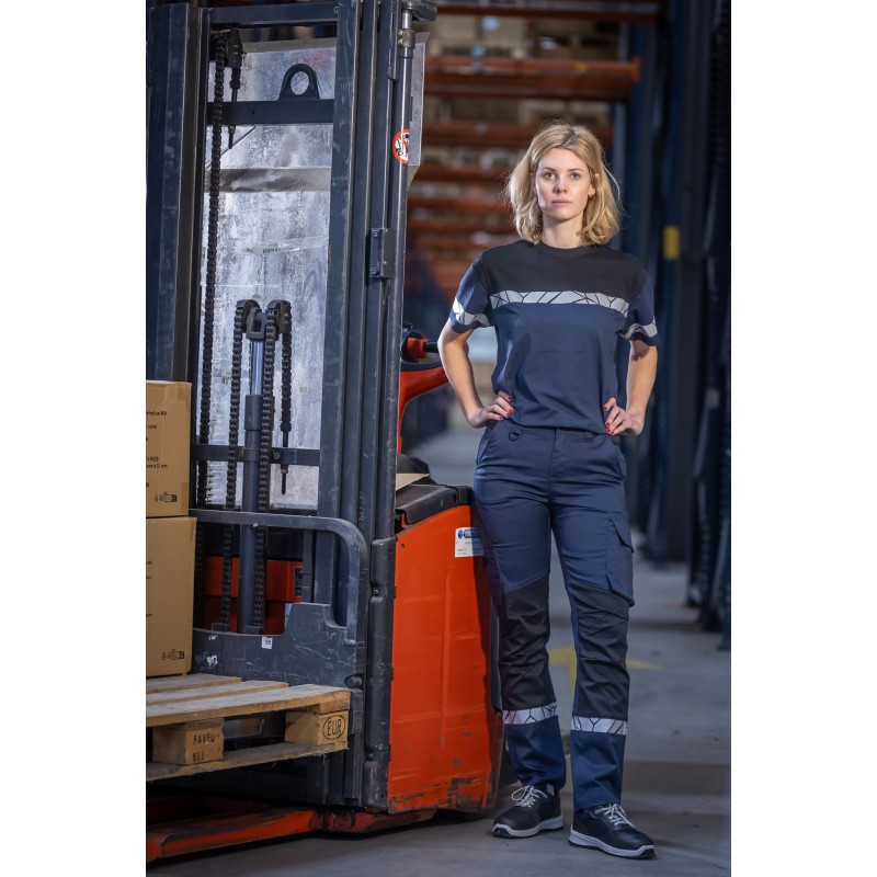 Pantalon de Travail Femme (Poches Genouillères)
