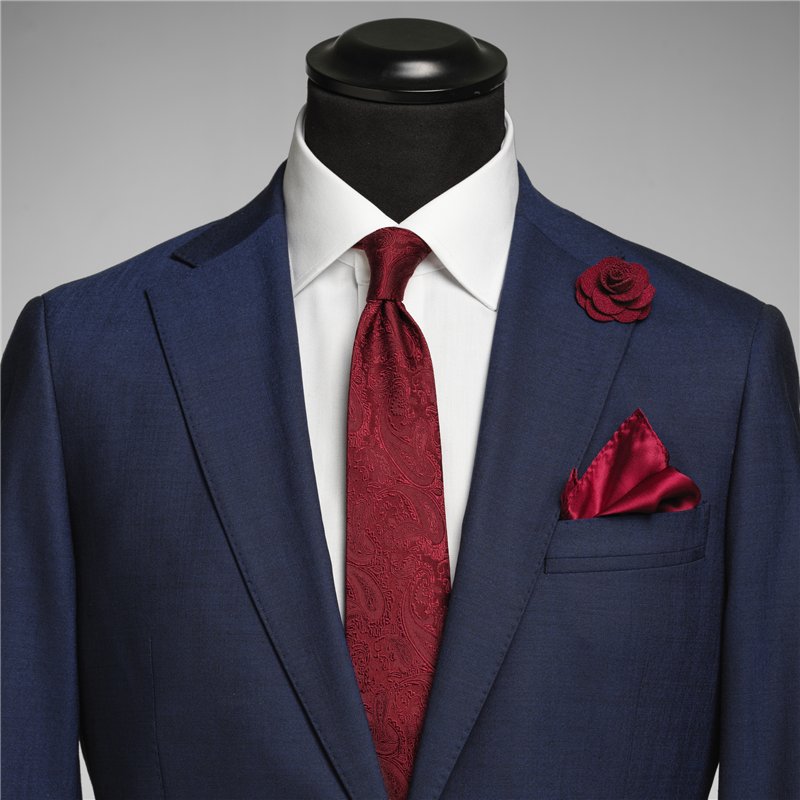 Giftbox Solid Paisley Tie