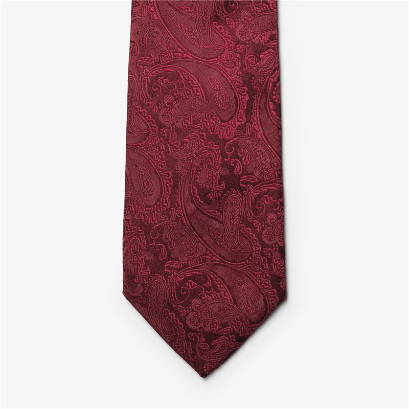 Giftbox Solid Paisley Tie