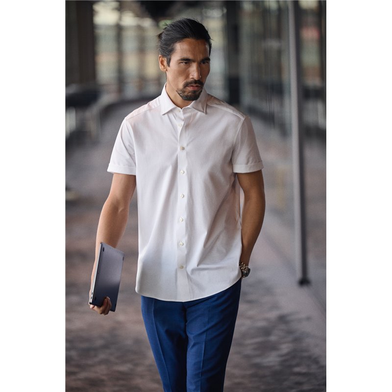 IB132 Interlock Knit S/S Slim