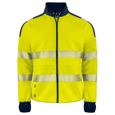 ProJob 6109 SWEATSHIRT FULL ZIP FONCTIONNEL EN ISO 20471 CLASSE 3/2