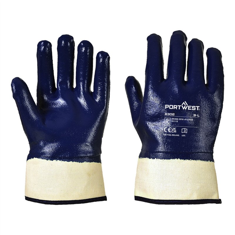 Gant Nitrile tout enduit manchette