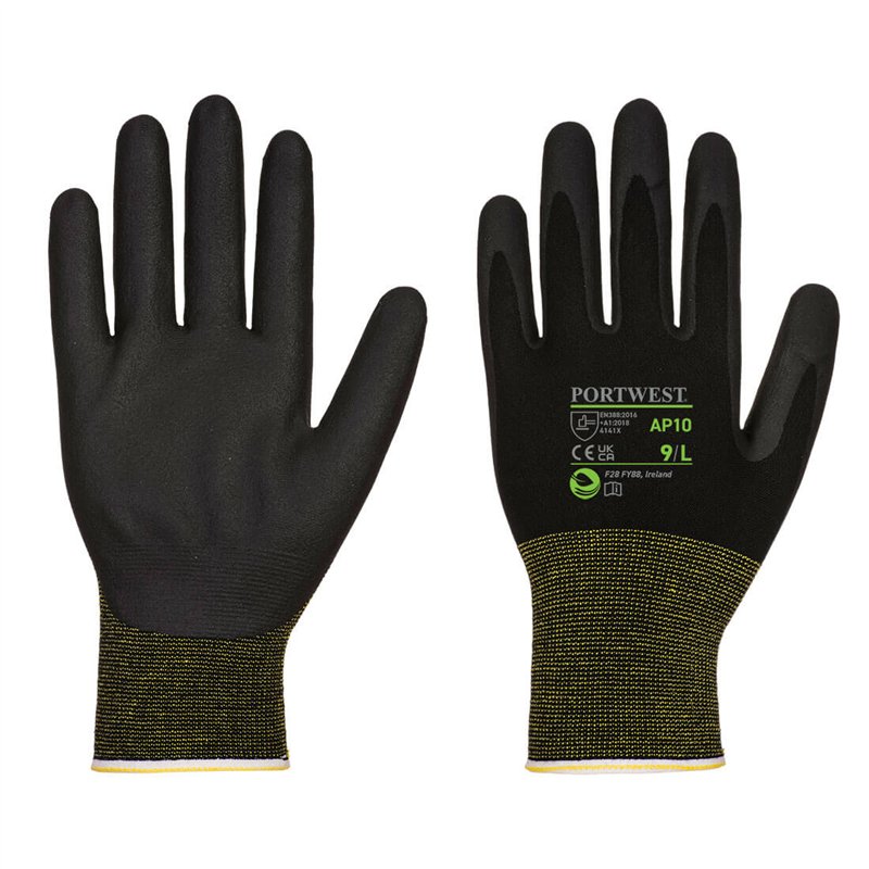 NPR15 Gants Bambou Mousse de Nitrile - Paquet de 12 paires