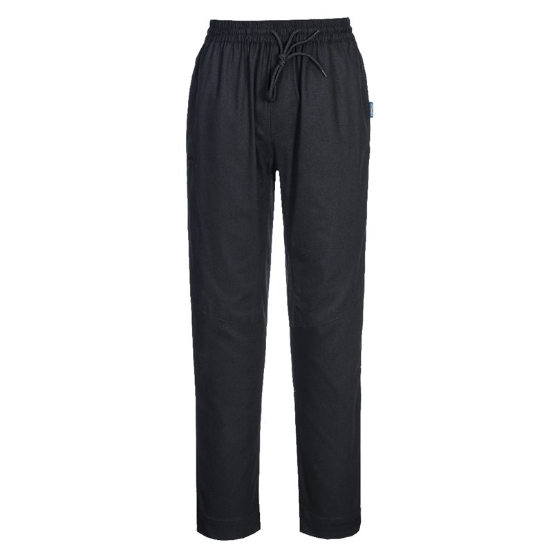 Pantalon de cuisine coton maille aérée