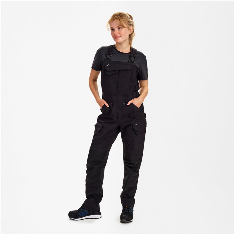 Cotte à Bretelles Entire pour Femmes avec Tissu Extensible dans 2 Sens