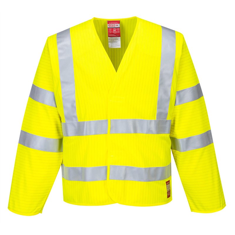 Gilet HV ML Antistatique - Résistante à la flamme