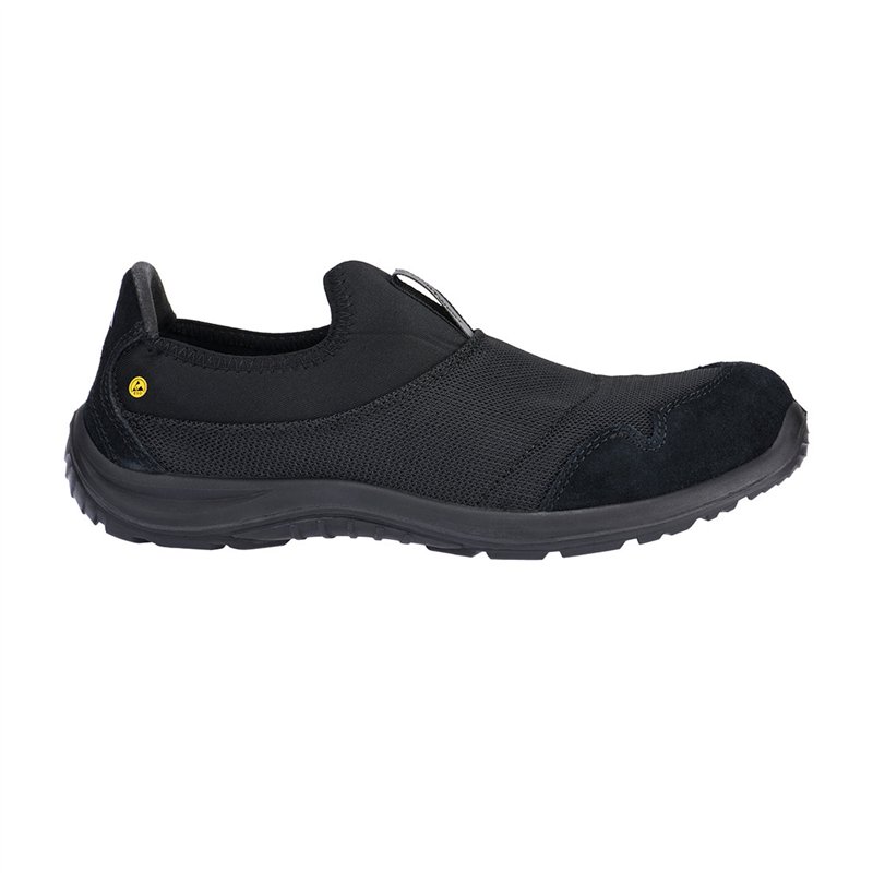 Chaussure enfilable textile avec embout acier – S1P SR FO ESD