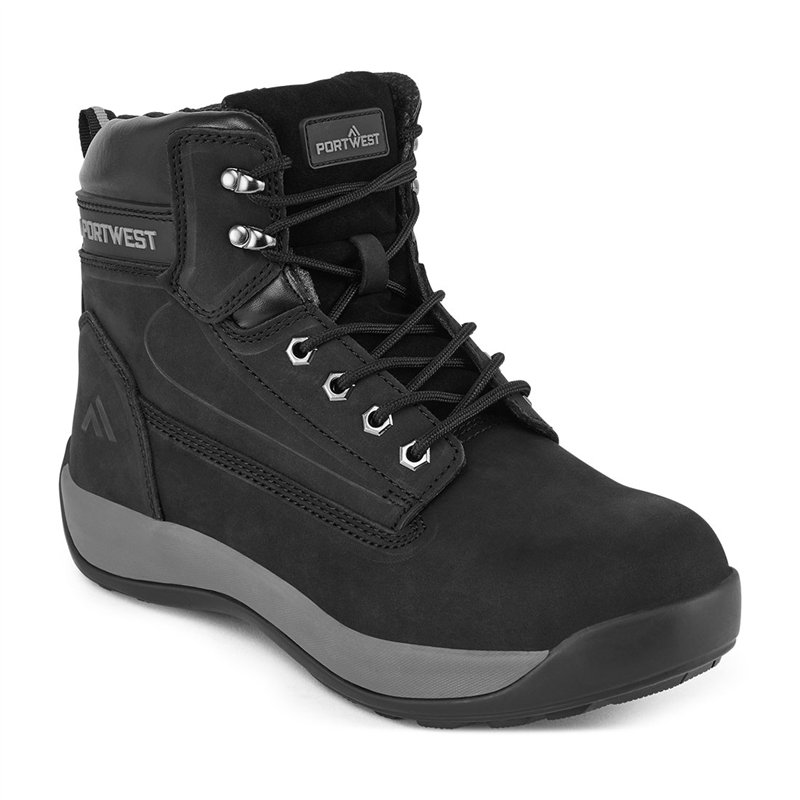 Chaussure mi-haute cuir nubuck embout acier S3 HRO