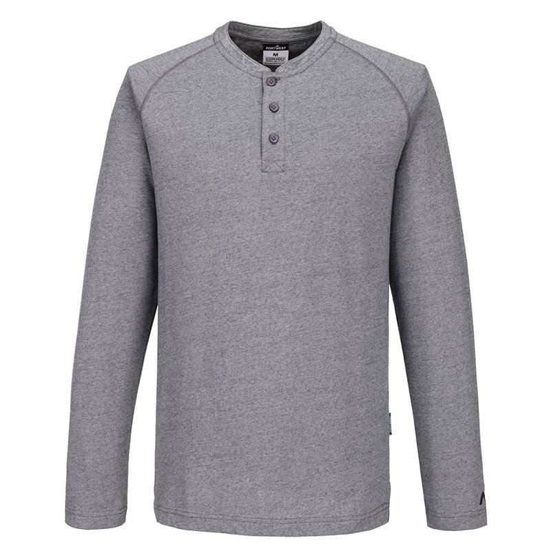 T-shirt Henley KA3 manches longues