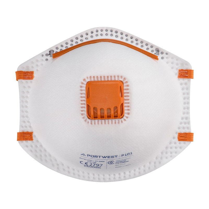 Masque poussières à valve FFP1 (Pk10)