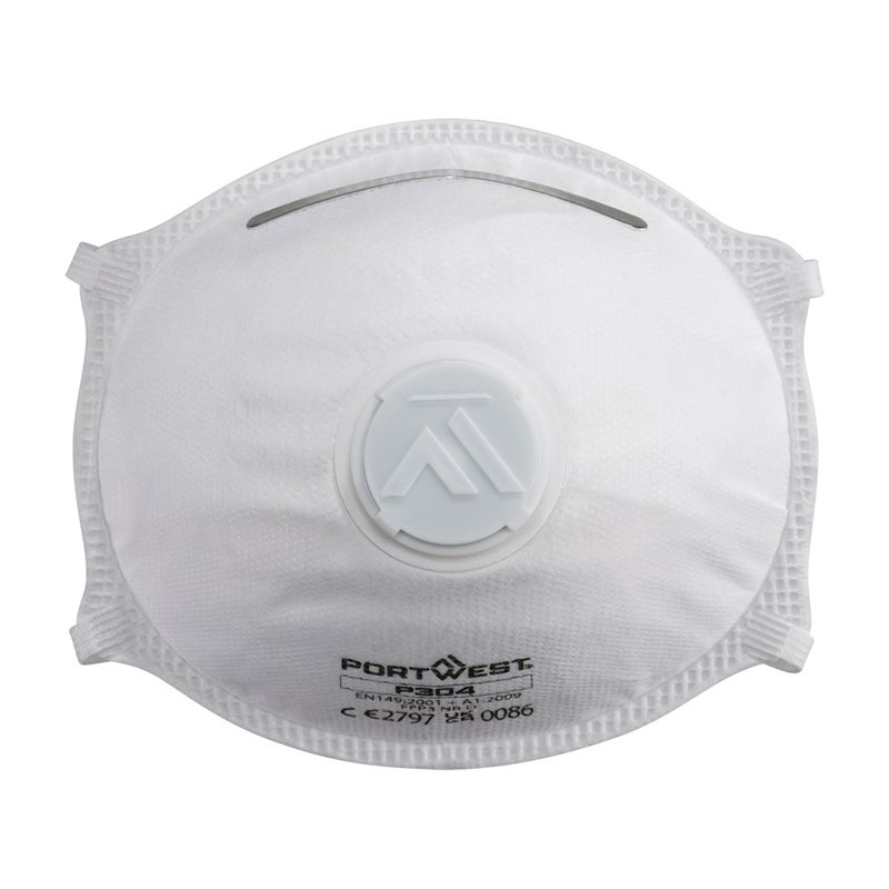 FFP3 à valve Dolomite Coque de respiration  legère (Pk10)