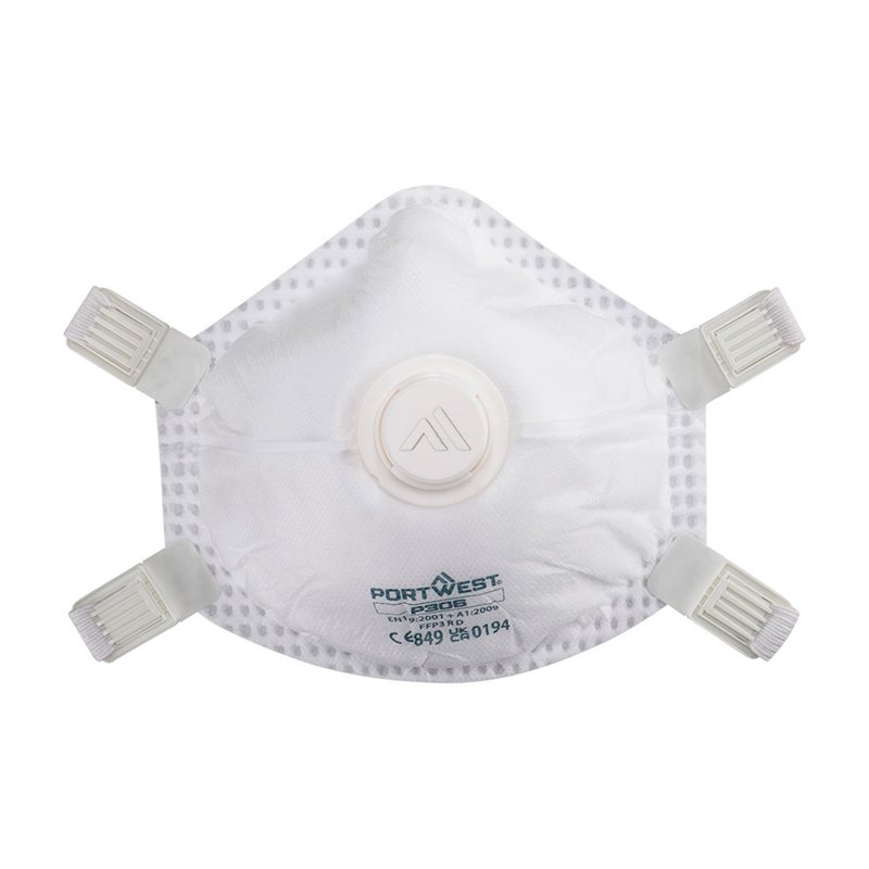 Masque FFP3 Ultimate réutilisable avec valve (Paquet de 5 pièces)