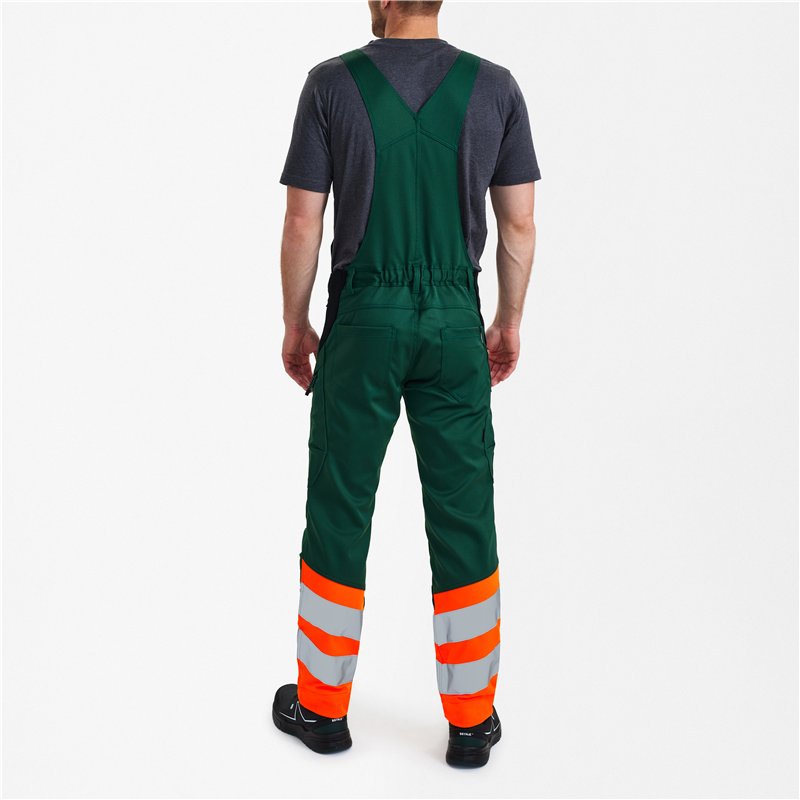 Cotte à Bretelles Safety avec Tissu Extensible dans 2 Sens