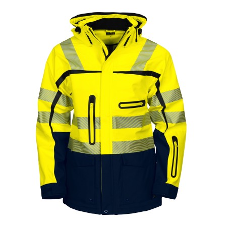 ProJob 6417 VESTE  HARDSHELL, 3 COUCHES EN ISO 20471 CLASSE 3/2