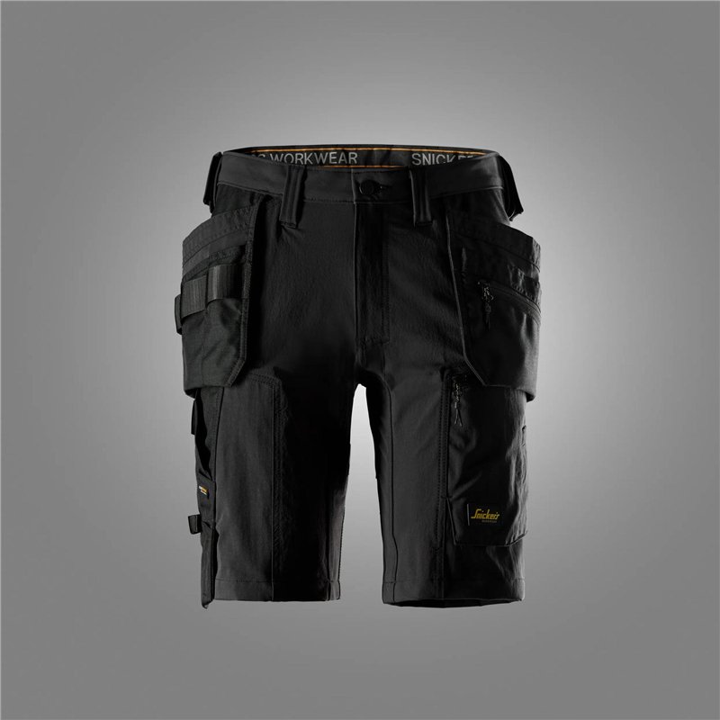 Snickers Short en Tissu Extensible avec Poches Holster