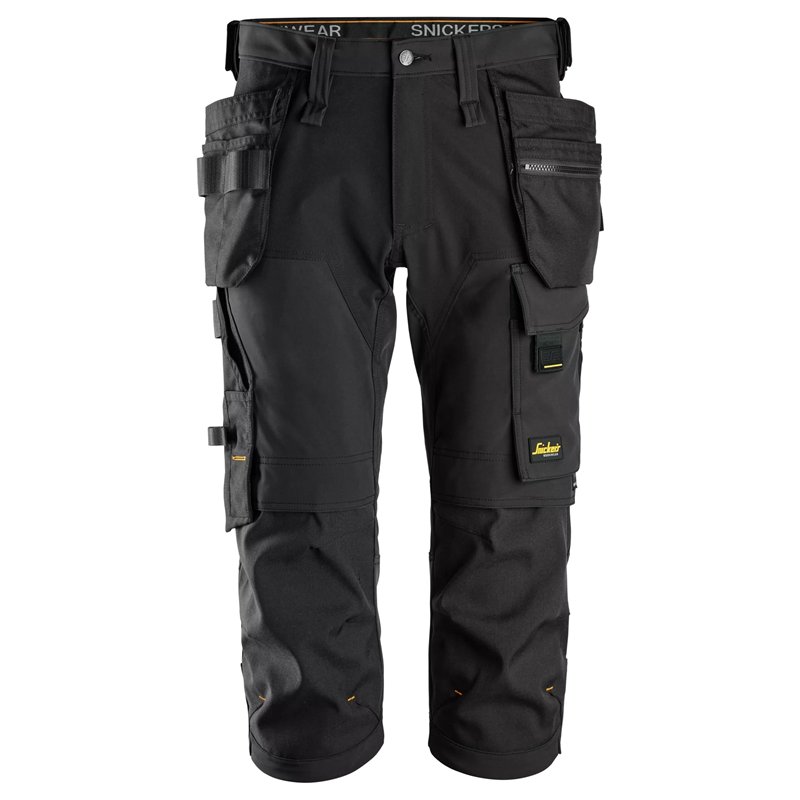 Snickers Pantacourt en Tissu Extensible dans 4 Directions avec Poches Holster