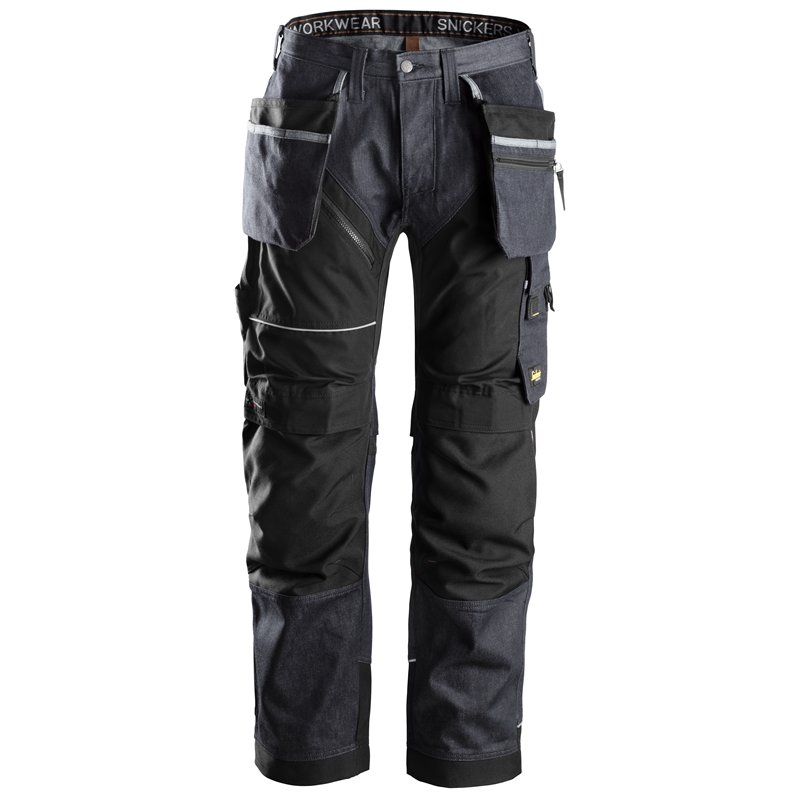 Snickers RuffWork Denim, Pantalon de Travail avec Poches Holster