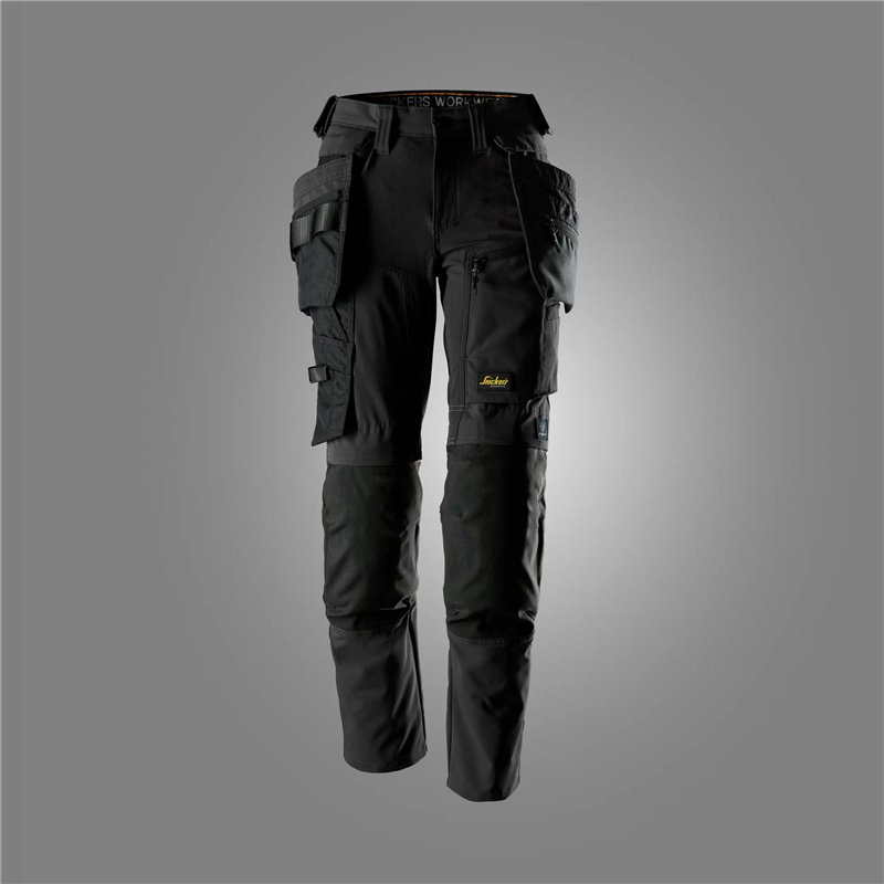 Snickers Pantalon pour Femme en Tissu Extensible avec Poches Holster Détachables