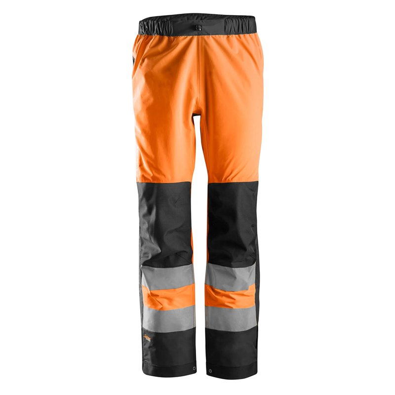 Snickers Pantalon Shell Imperméable, Haute Visibilité, Classe 2