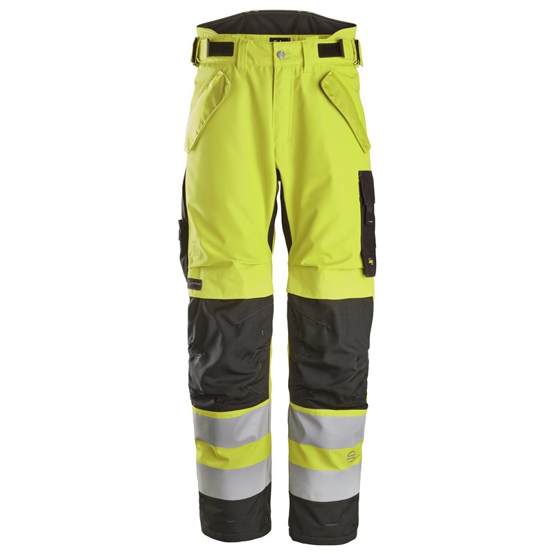 Snickers Pantalon à Rembourrage Léger à 2 Couches 37.5® Imperméable Haute Visibilité, Classe 2