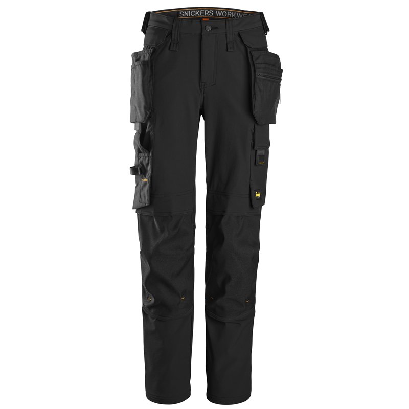 Snickers Pantalon en Tissu Entièrement Extensible pour Femme avec Poches Holster Détachables