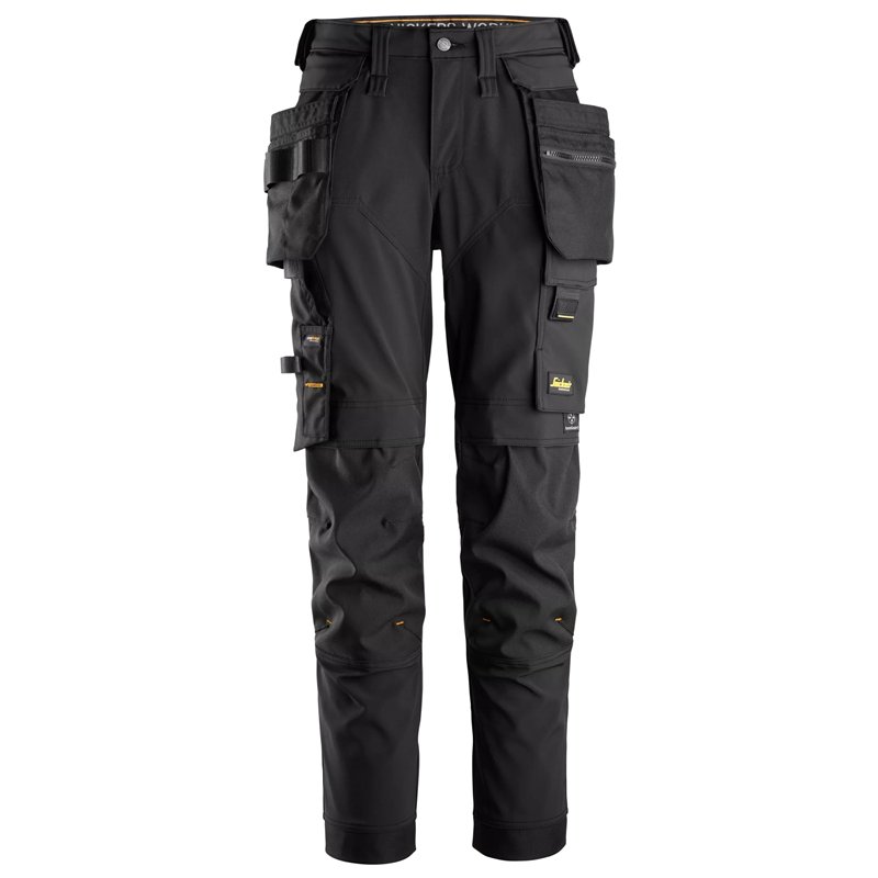 Snickers Pantalon pour Femme en Tissu Extensible dans 4 Directions, avec Poches Holster Détachables